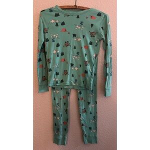 Old Navy Woodland Pajama Set Unisex Kids Size 12